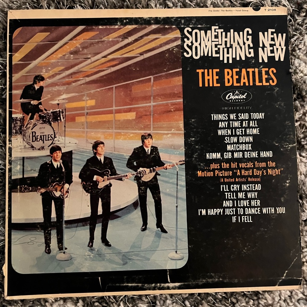 Something new the beetles vinyl